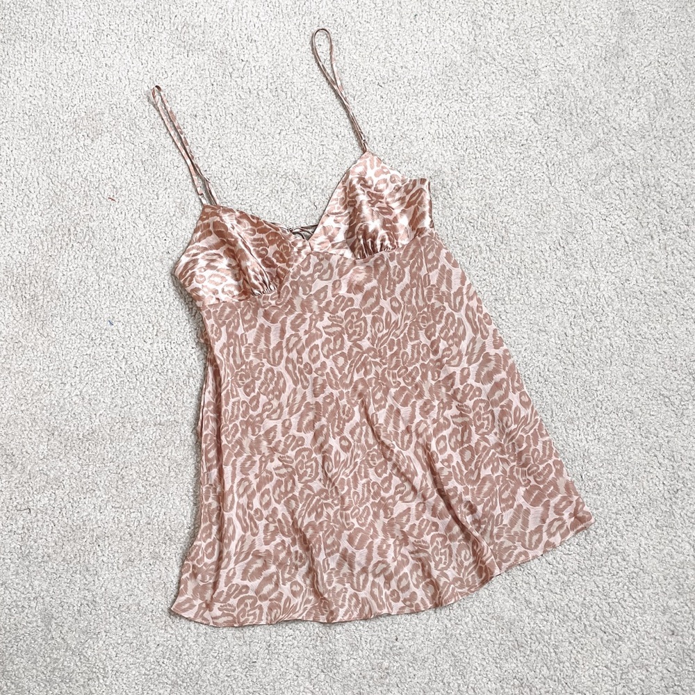 Victoria’s Secret vintage leopard print slip